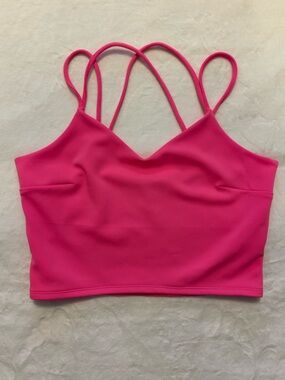 💖 Express Neon Pink Strappy Crop Top 💖
